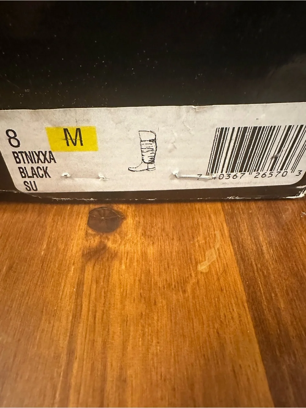 Boutique 9 Nine West Black Suede Boots BTNIXXA Size 8 with Box